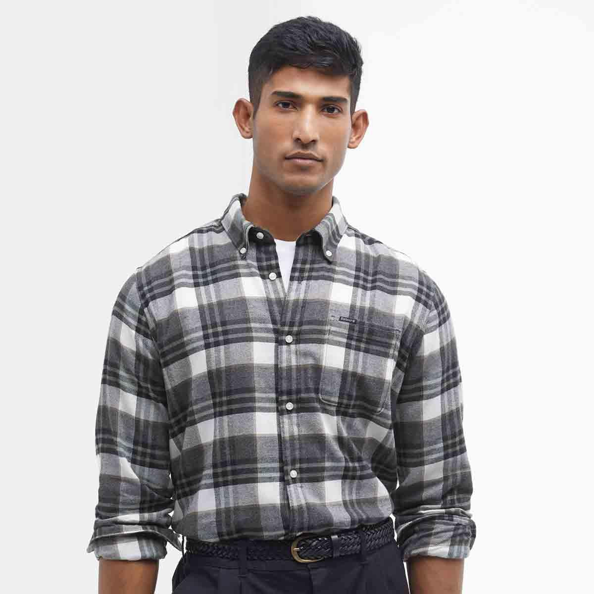 Barbour Mens Fallbay Tailored Fit Checked Shirt