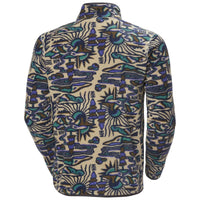 Khaki Rayco AOP Helly Hansen Mens Maridalen Printed Fleece BACK2