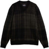 Barbour Mens Hunham Tartan V-Neck Knitted Jumper
