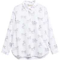 Multi Horse Barbour Womens Safari Shirt