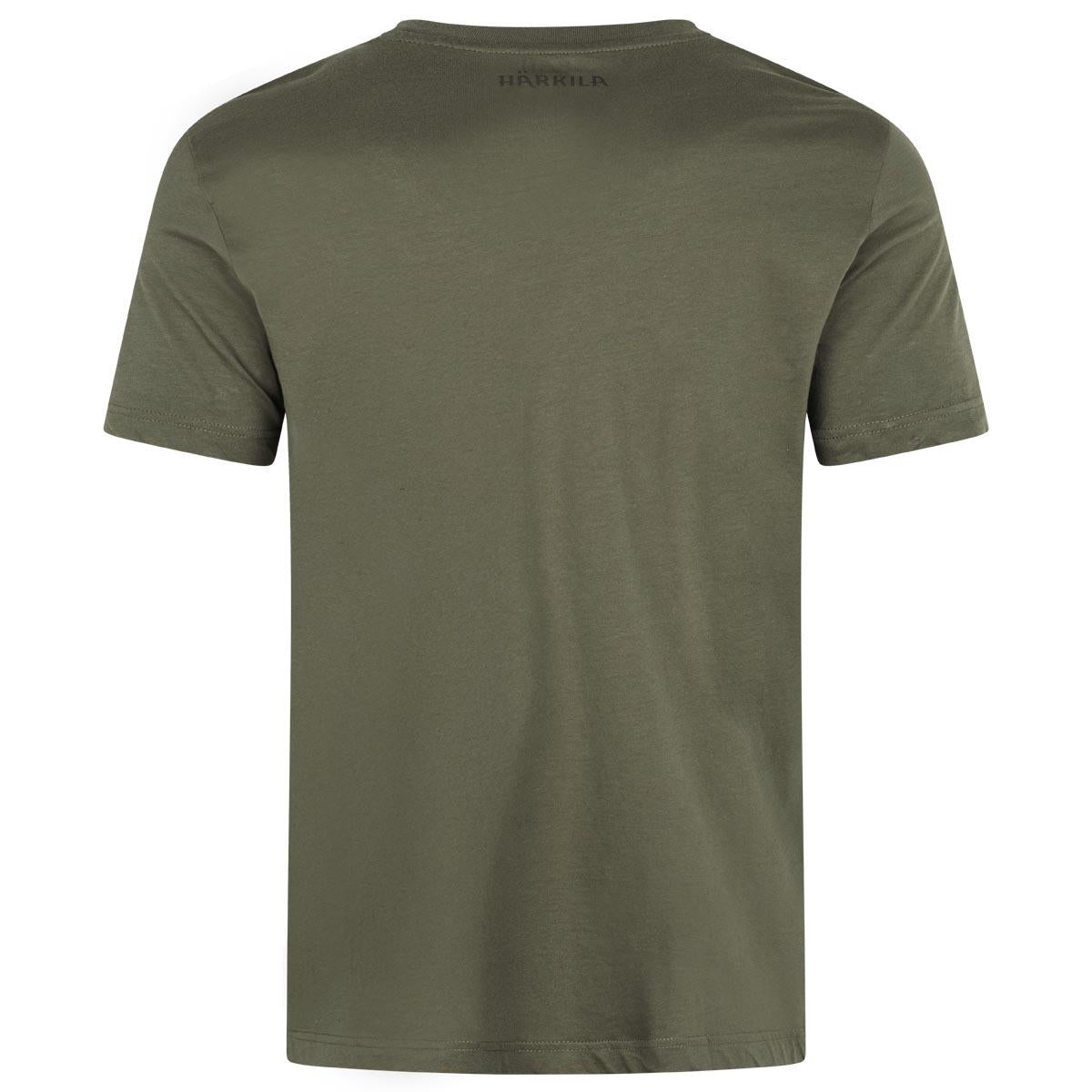 Grape Leaf Harkila Mens Scandinavian T-Shirt Back