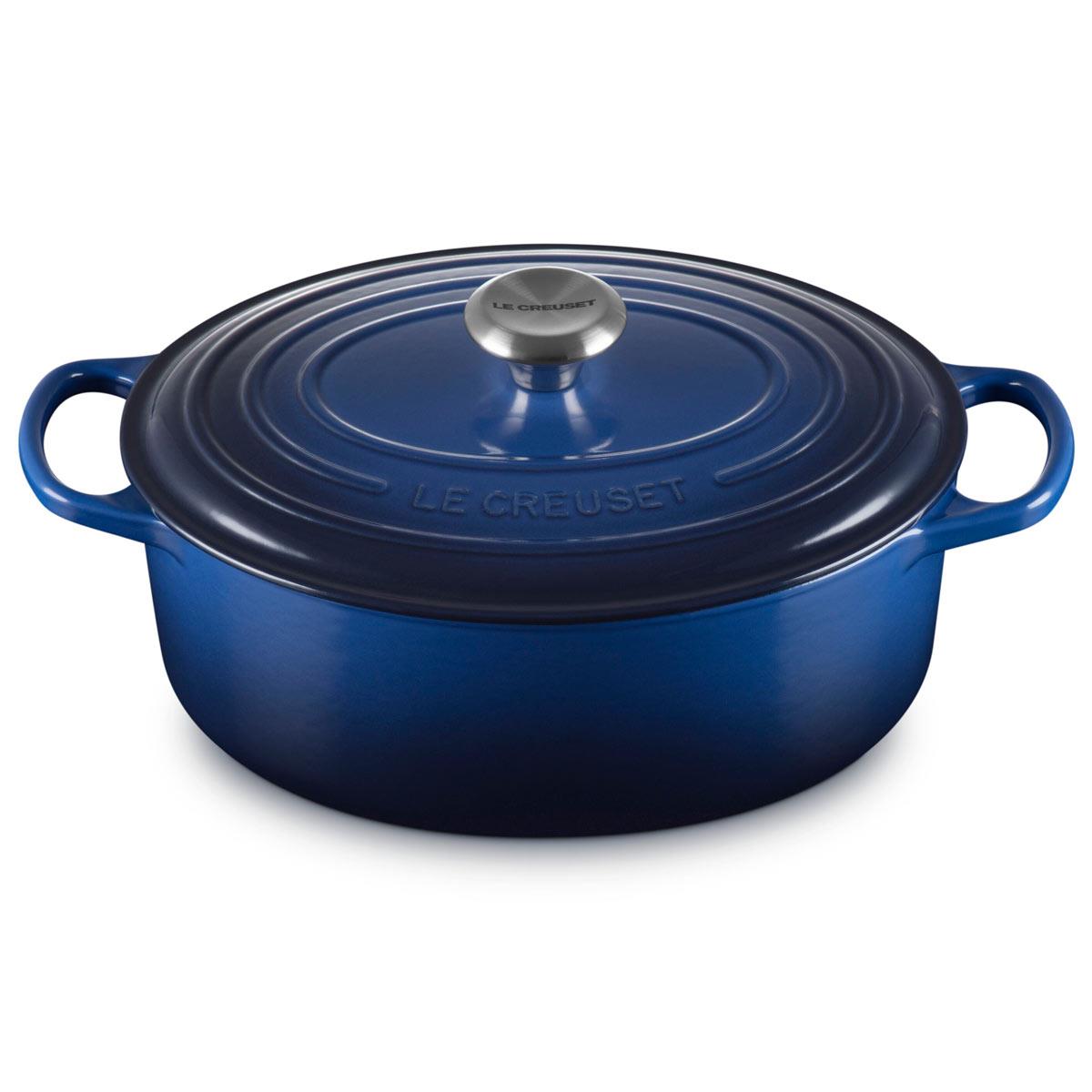 Le Creuset Signature Cast Iron Oval Casserole 29cm Lapis