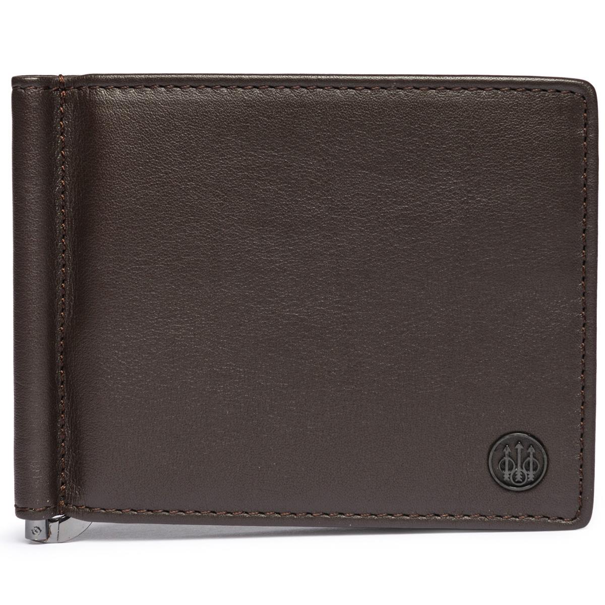 Beretta Mens Credit Card Holder With Metal Clip Classic