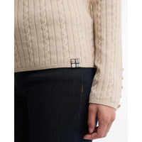 BIRCH Barbour Womens Georgette Knitted Jumper HEM