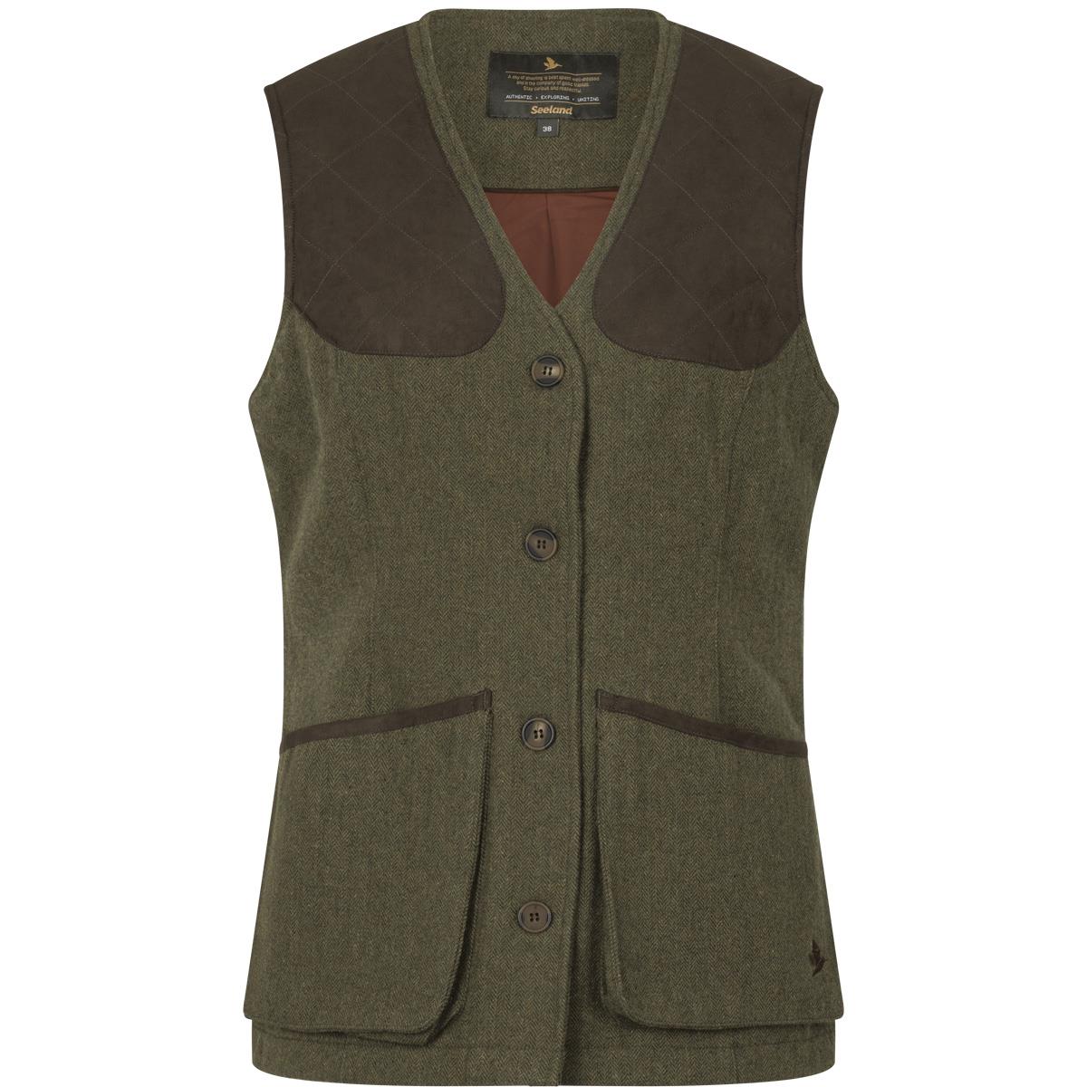 Moss Green Seeland Womens Hillside Harriet Waistcoat
