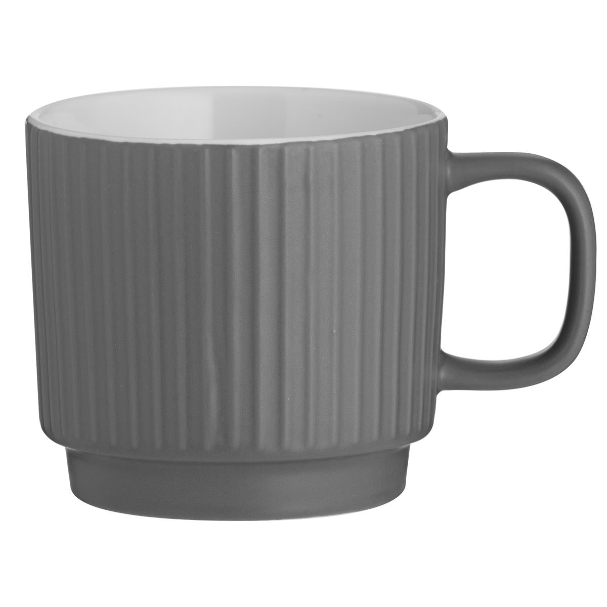 Mason Cash Embossed Line Mug Grey