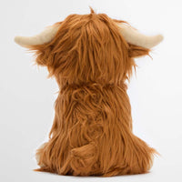 Barbour Dog Highland Cow Toy Back