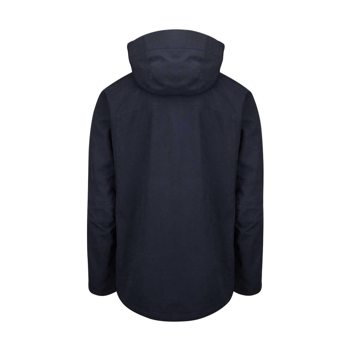 Navy Hoggs Of Fife Struther Zip Through Jacket back