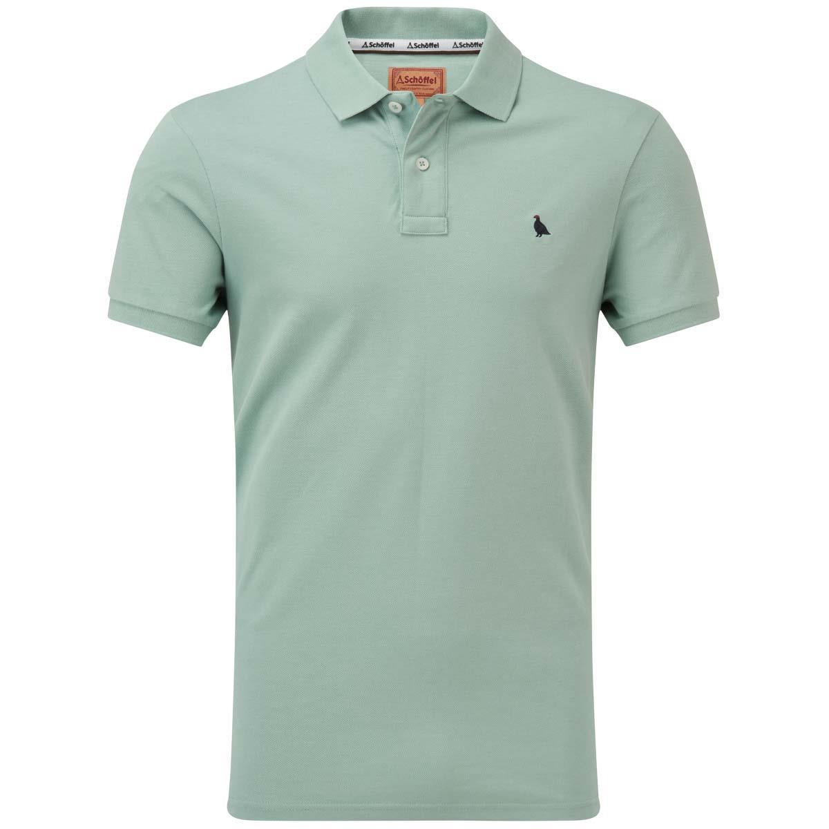 Surf Blue  Schoffel Mens St Ives Polo Shirt