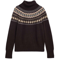 Seal Brown Barbour Womens Darwen Knitted Jumper