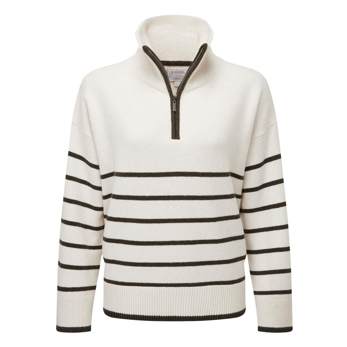 Schoffel Womens Sandsend 1/4 Zip Jumper