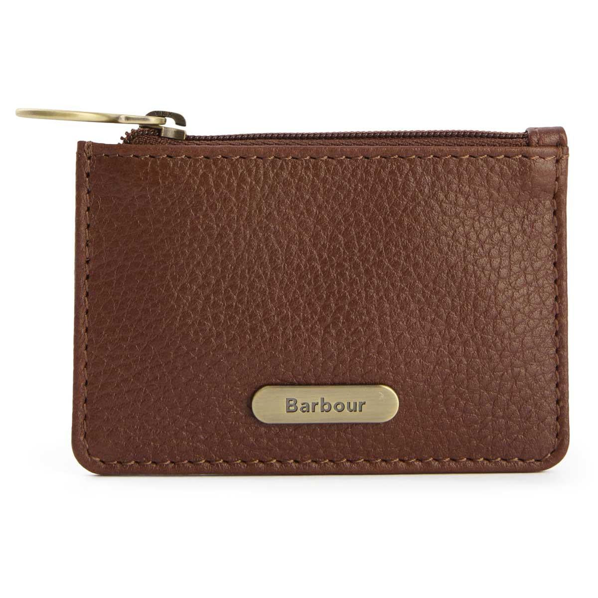 Brown Barbour Leather Coin Purse Bag Charm