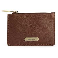 Brown Barbour Leather Coin Purse Bag Charm