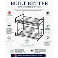 Delfinware 2 Tier Small Plate Rack