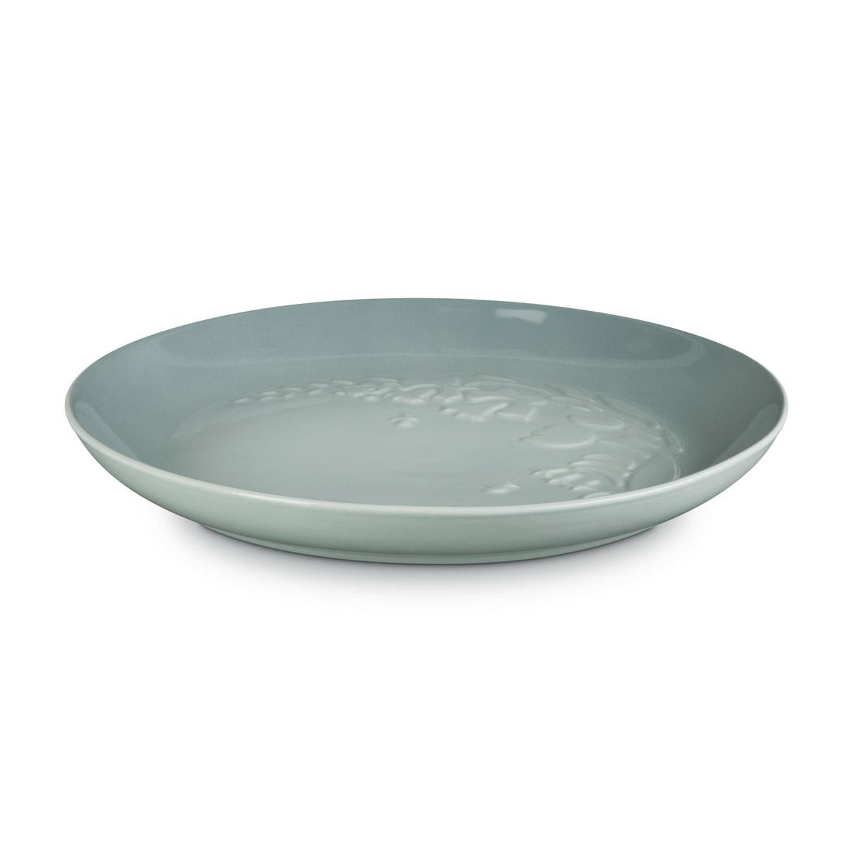 Le Creuset Stoneware Plate La Jardin Collection seasalt
