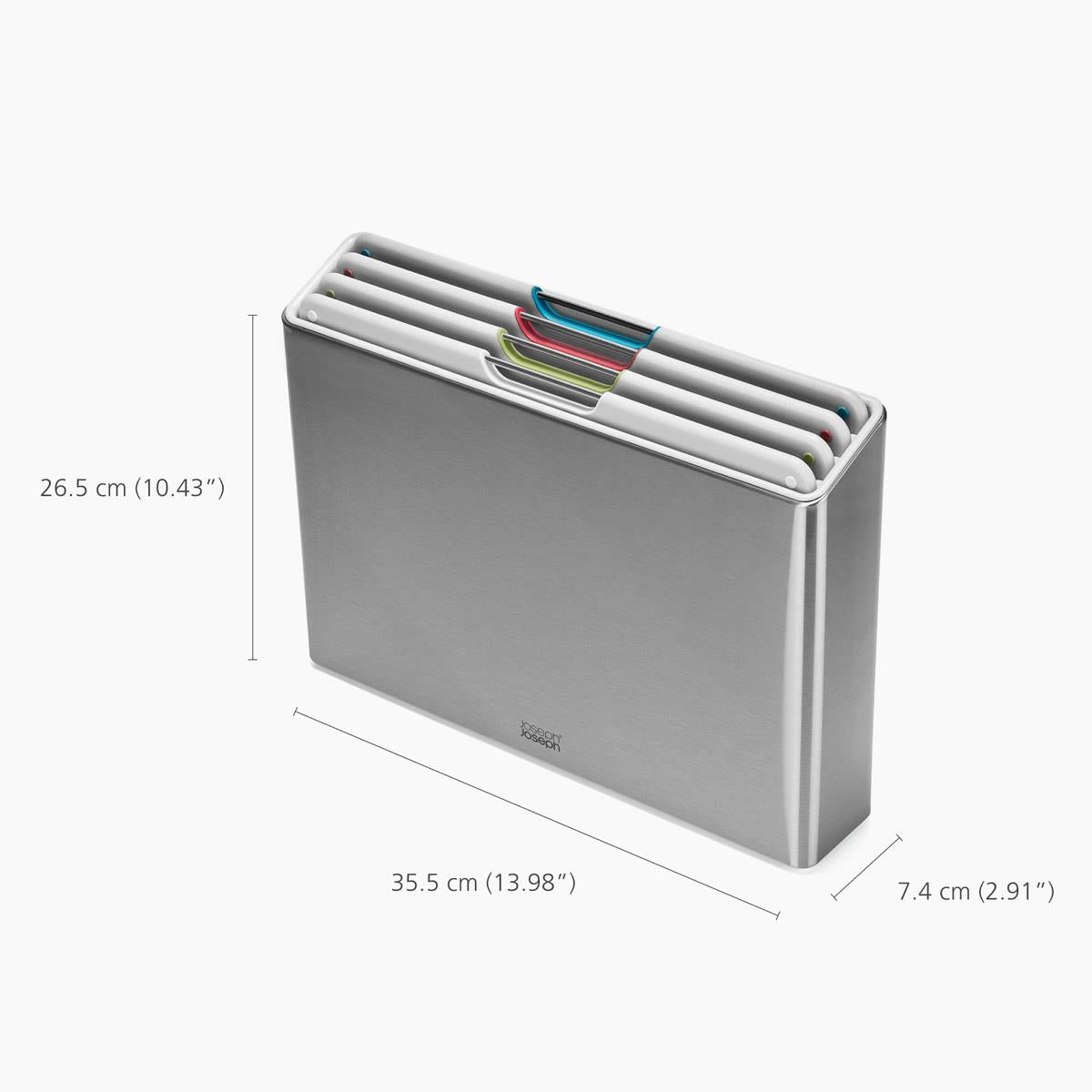 Joseph Joseph Folio Steel 4-piece chopping board set