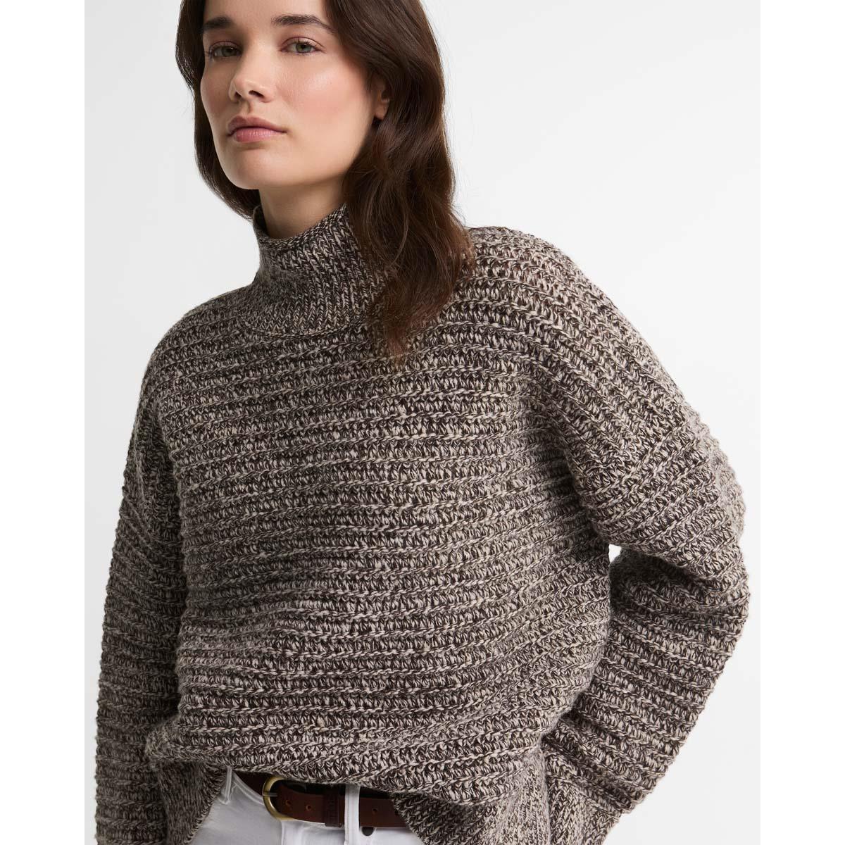 OAT Barbour Womens Rosamund Knitted Jumper SLEEVE