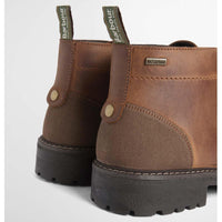 Teak Barbour Mens Shawdon Chukka Boot Heel