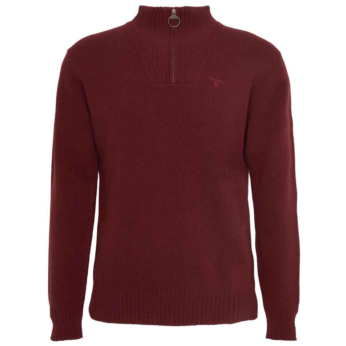 Barbour Essential Lambswool Half Zip Jumper