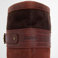 Mahogony/Chocolate Nubuck Barbour Womens Beaconsfield Tall Boot Front