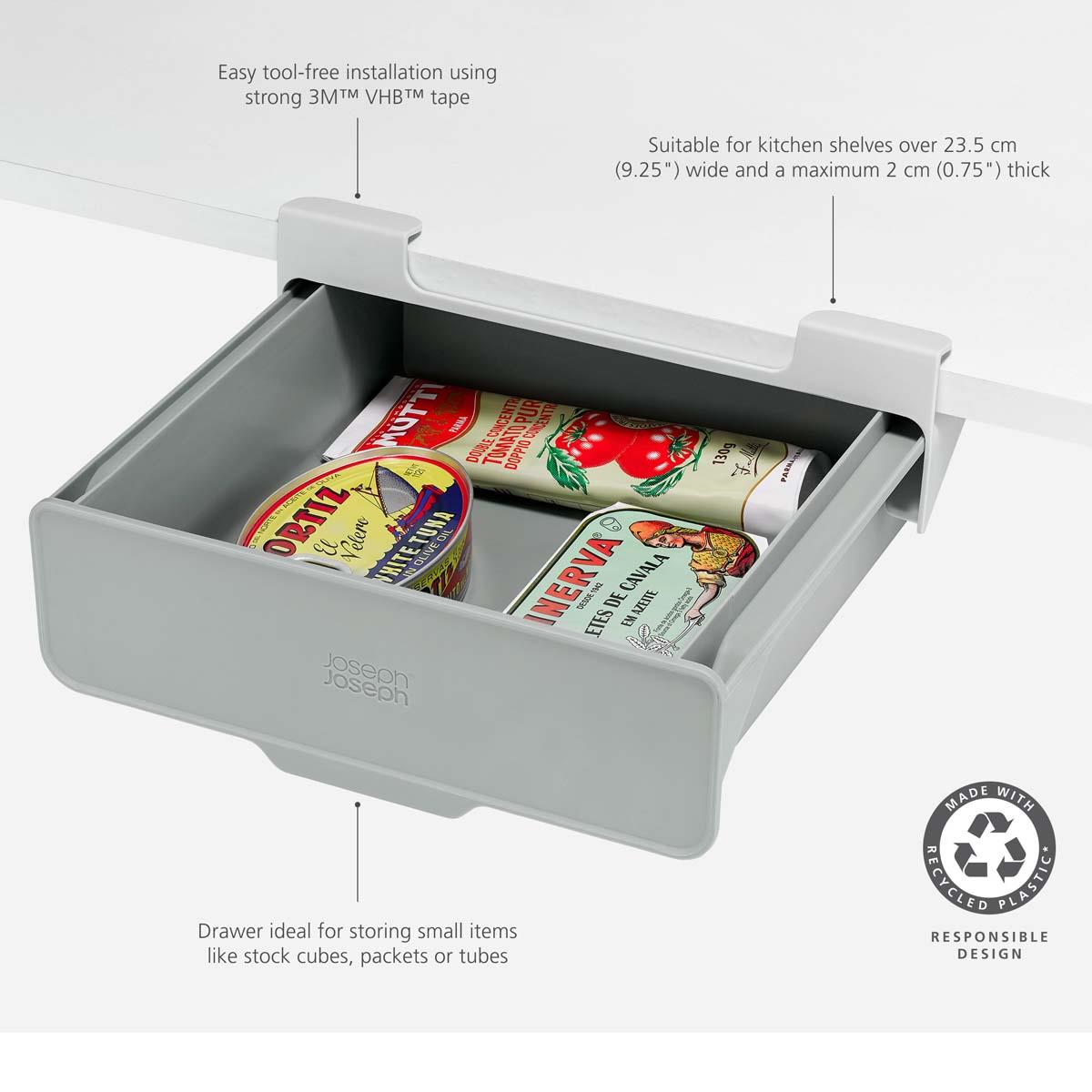 Joseph Joseph Cupboardstore Under Shelf Drawer Features
