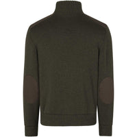 Grizzly Brown Seeland Mens Haze Windbreaker Knit Jumper Back