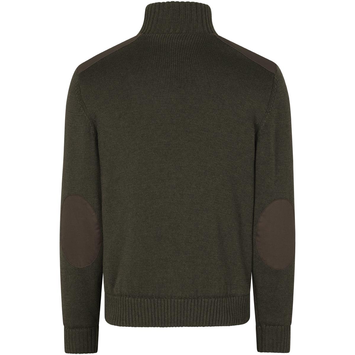 Grizzly Brown Seeland Mens Haze Windbreaker Knit Jumper Back