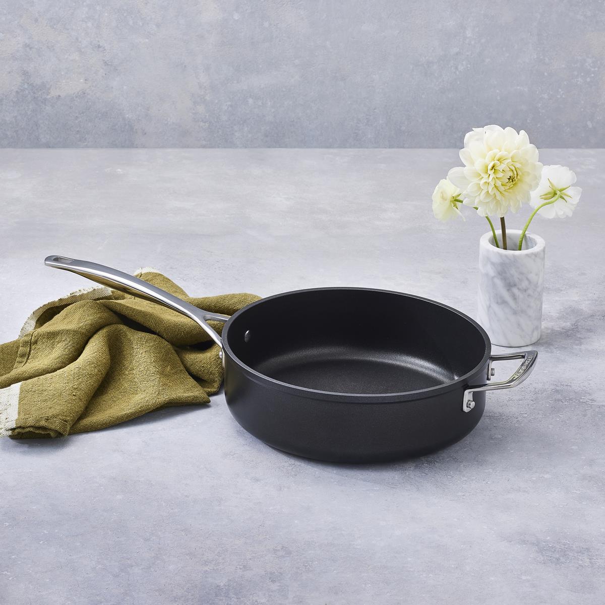 Le Creuset Toughened Non-Stick 26cm Saute Pan With Glass Lid