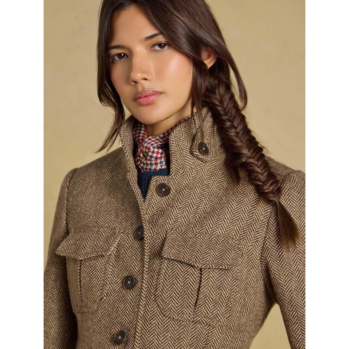 Joules Womens Saddlebury Tweed Jacket
