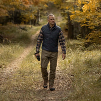 Dark Blue Deerhunter Mens Heat Padded Waistcoat