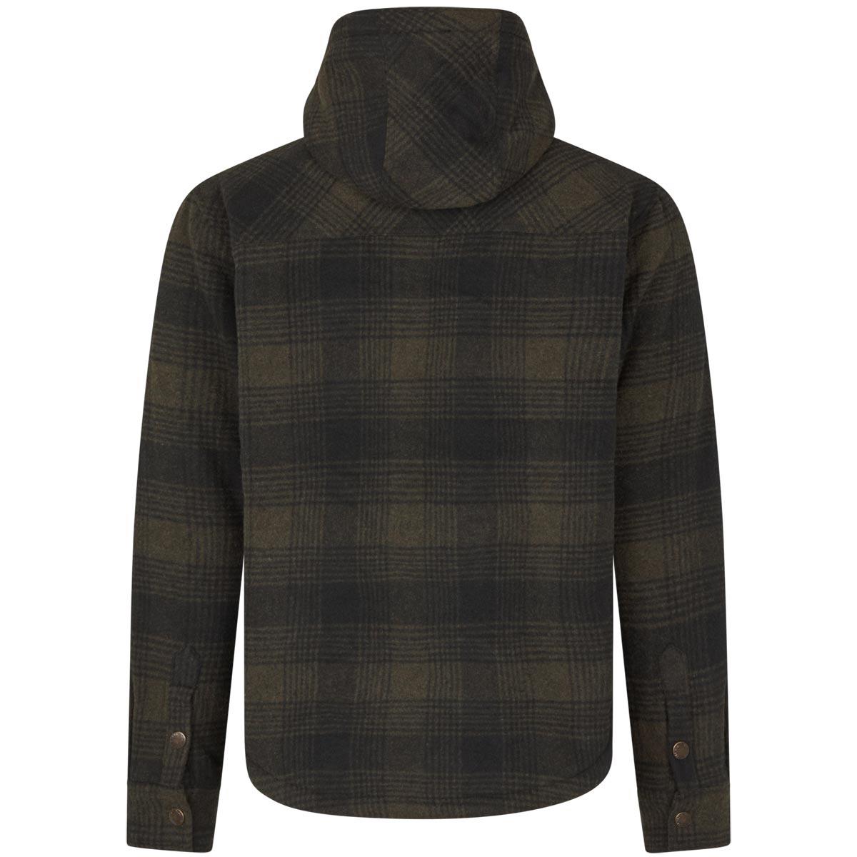 Pine Green Check Seeland Mens Canada Yukon Jacket Back