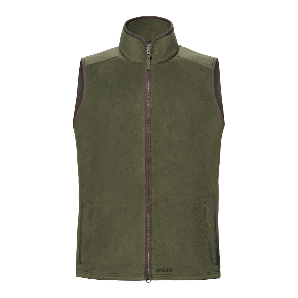 Deep Green  Musto Mens Outdoor Country Fenland 200 Fleece Gilet