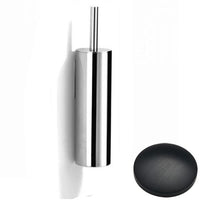 Matt Black Chrome Samuel Heath Xenon Wall Mounted Toilet Brush L5042