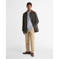 SAGE Barbour Mens Icons Beaufort Wax Jacket ON MODEL