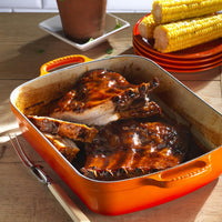 Le Creuset 37cm Cast Iron Signature Roaster Volcanic