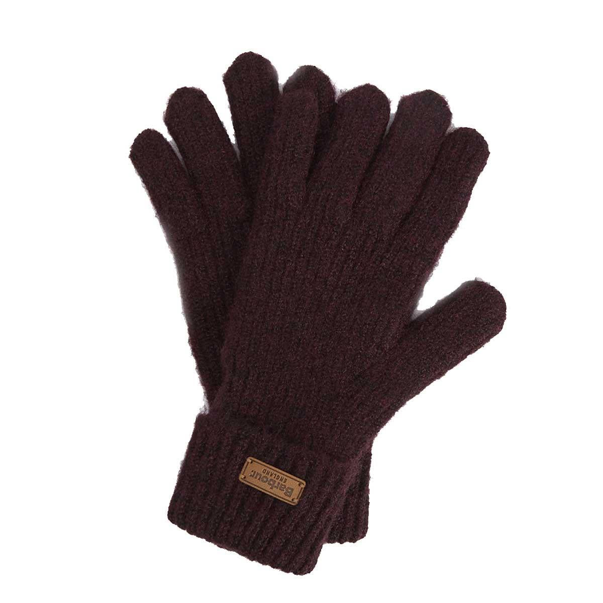Wine Barbour Womens Pendle Gloves