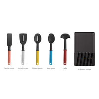 Multicolour Joseph Joseph Elevate 5-Piece In-Drawer Utensil Set Items