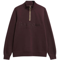 Barbour Womens Cynthia Half Zip Sweatshirt