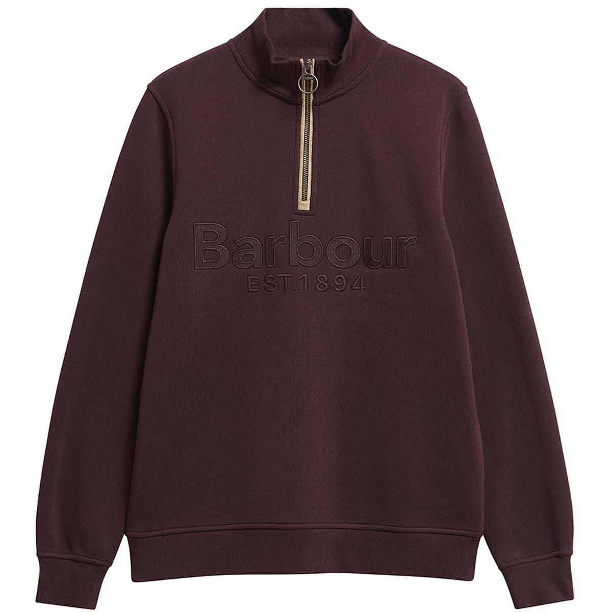 Barbour Womens Cynthia Half Zip Sweatshirt