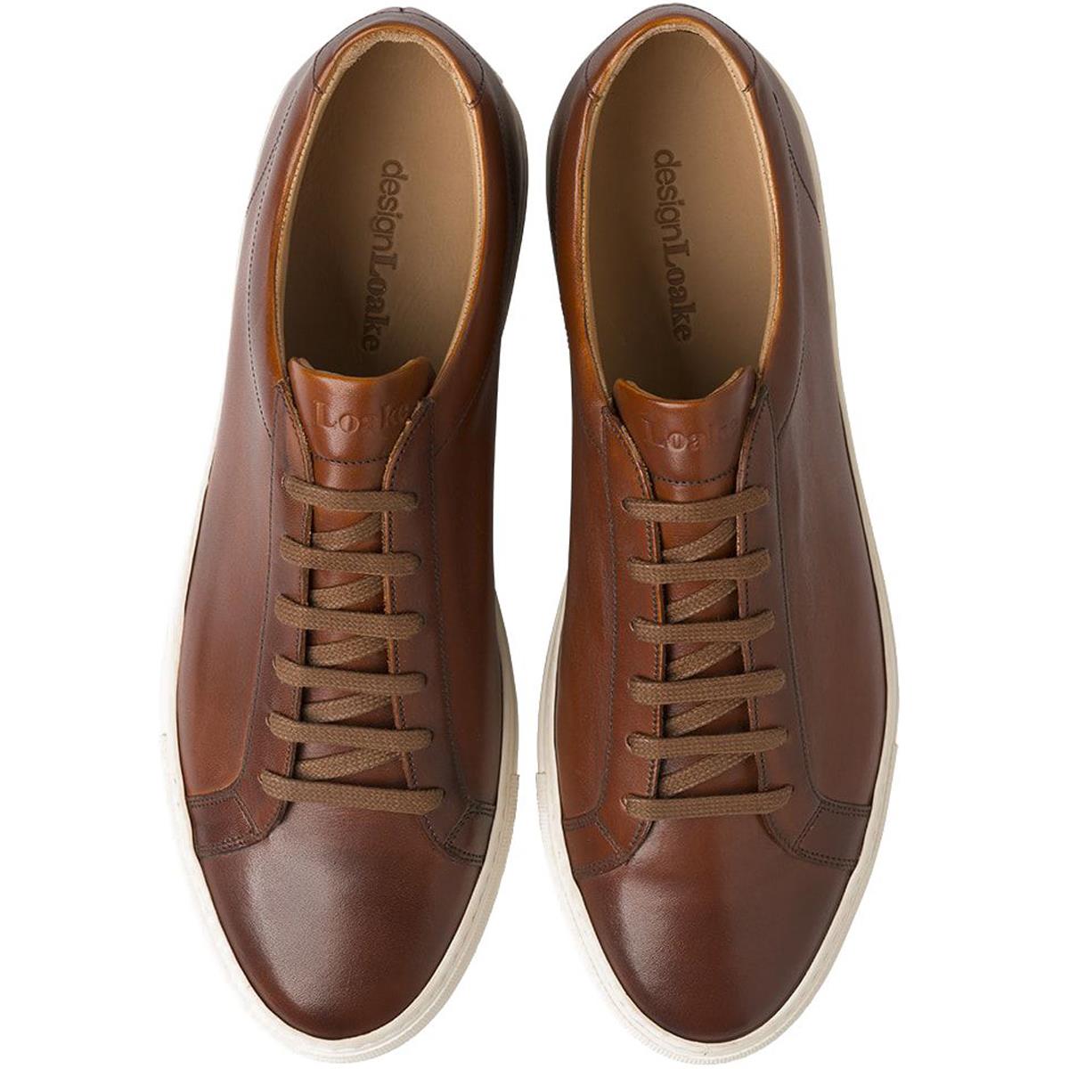 Chestnut Loake Mens Sprint Trainers Top