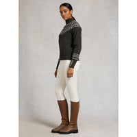 Forest Green Holland Cooper Womens Elodie Roll Neck Knit Jumper On Model Side