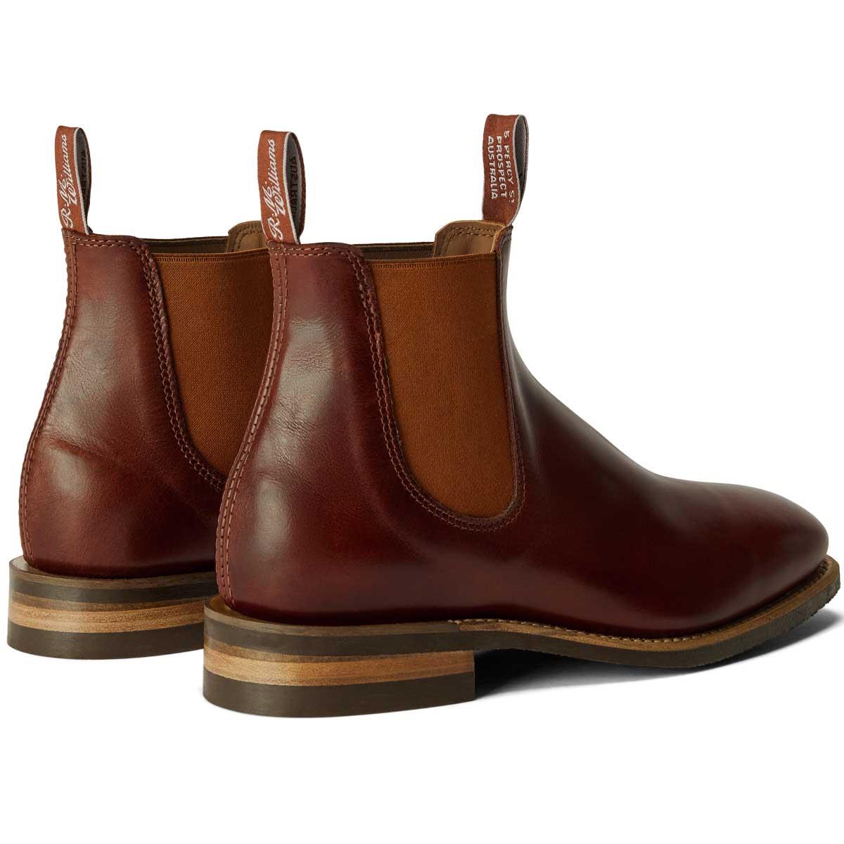 Mid Brown/Saddle RM Williams Comfort Craftsman back