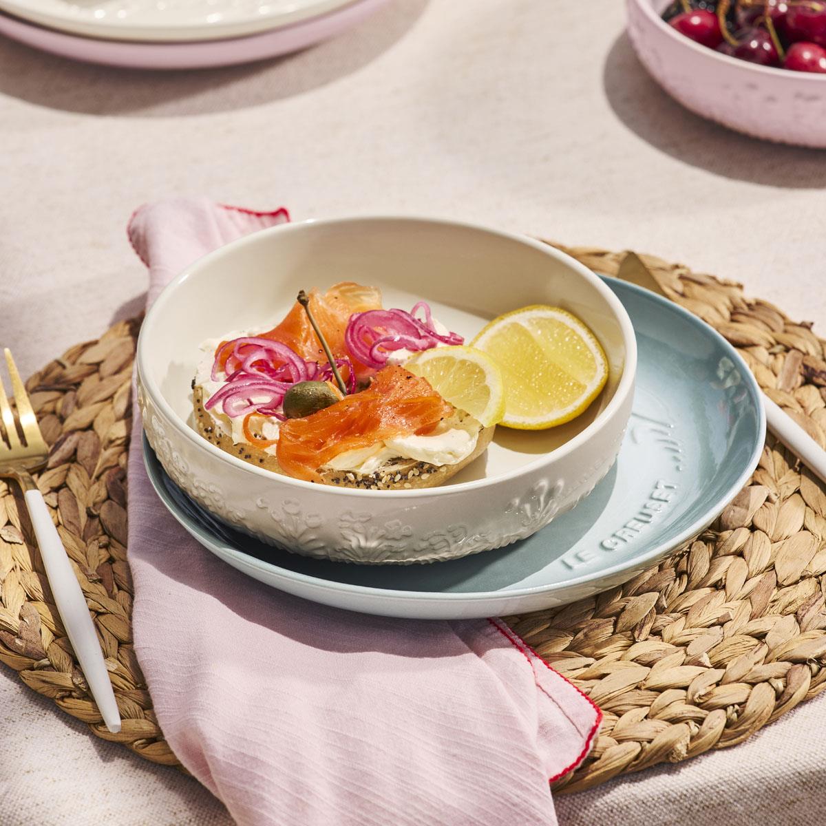 Le Creuset Stoneware Bowl La Jardin Collection Lifestlye