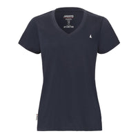 Navy Musto Womens Original V Neck Short Sleeve Tee