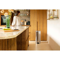 Brilliant Steel Brabantia newIcon Pedal Bin 30 Litre Plastic Bucket Lifestyle