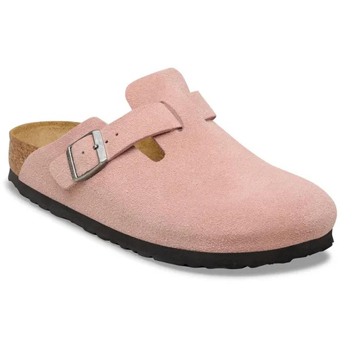 Birkenstock Boston Suede Leather Clogs