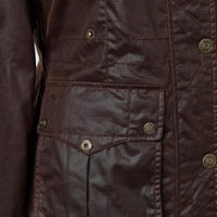 Chocolate Holland Cooper Womens Durham Wax Jacket Pocket