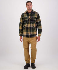 Denver Check Swanndri Mens Kiaraki V3 Shacket ON MODEL
