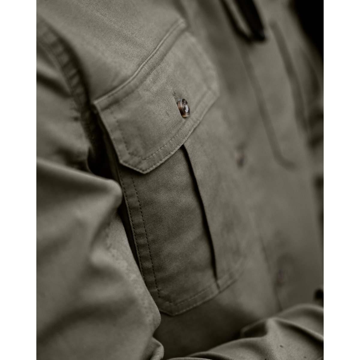 Grape Leaf Seeland Mens Selous Cargo Shirt Chest Pocket