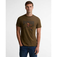 Beech Barbour Mens Pheasant Graphic Tailored T-Shirt FRONT